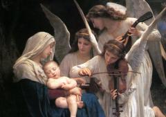 "Song of the Angels" (1881) by William-Adolphe Bouguereau "Song of the Angels" (1881) by William-Adolphe Bouguereau