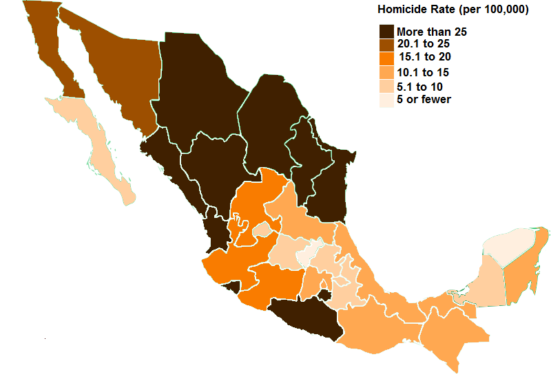 Borderland Homicides Show Mexico's Gun Control Has Failed Mises Wire